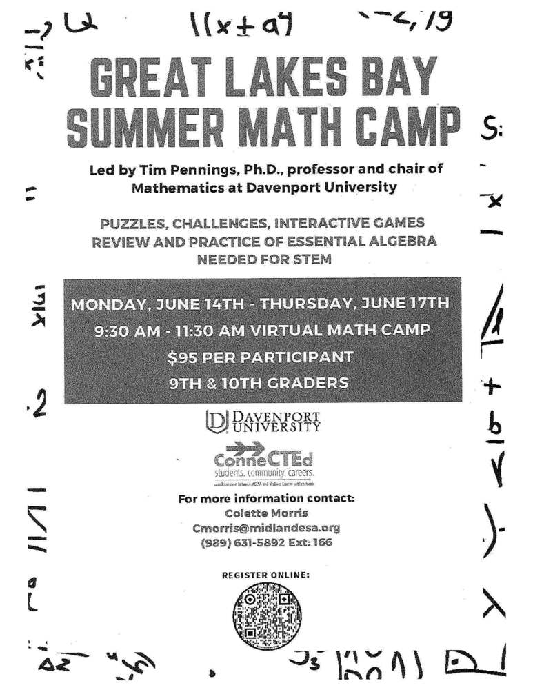 Great Lakes Bay Summer Math Camp