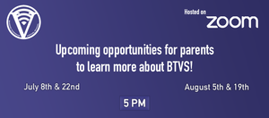 BTVS Informational Sessions