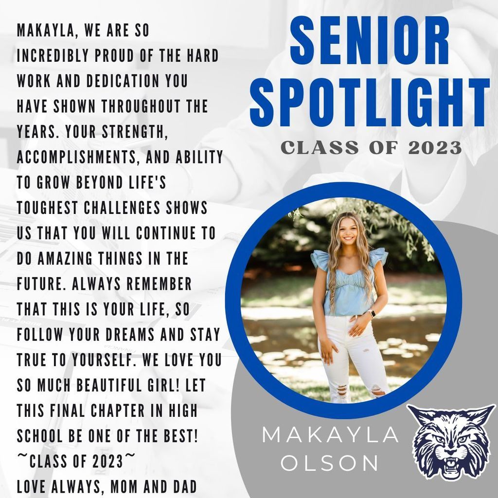 Makayla Olson Senior Spotlight