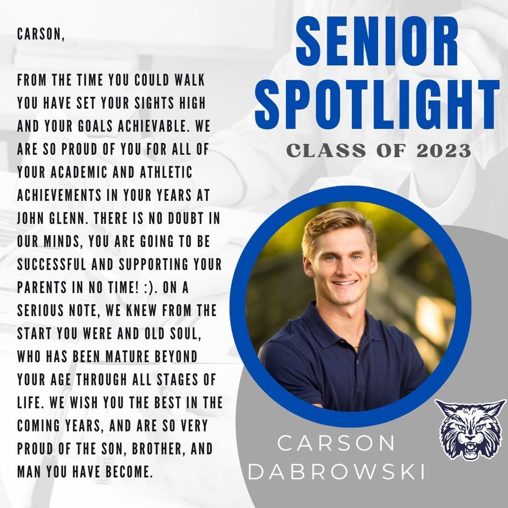 CARSON DABROWSKI Senior Spotlight