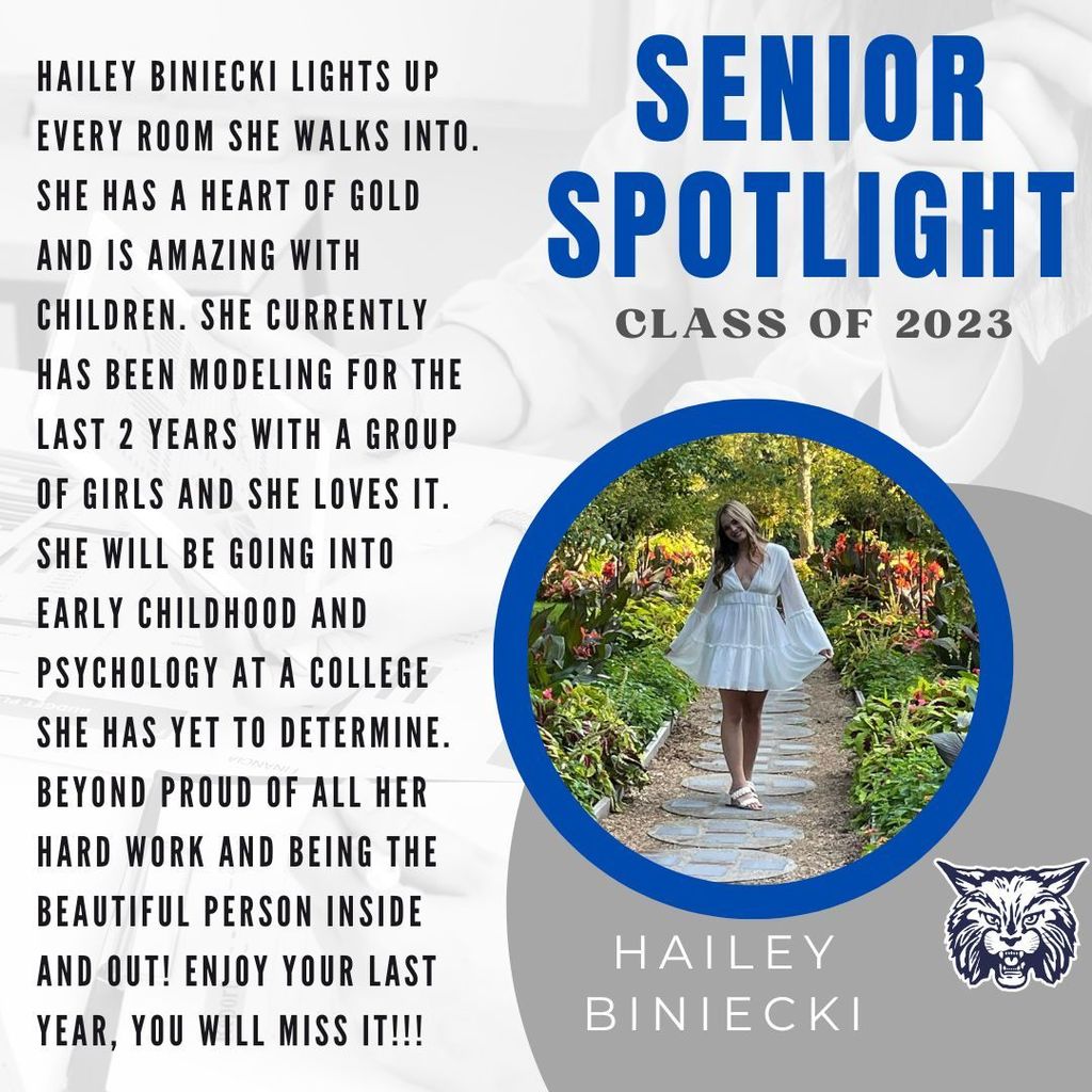 HAILEY BINIECKI Senior spotlight