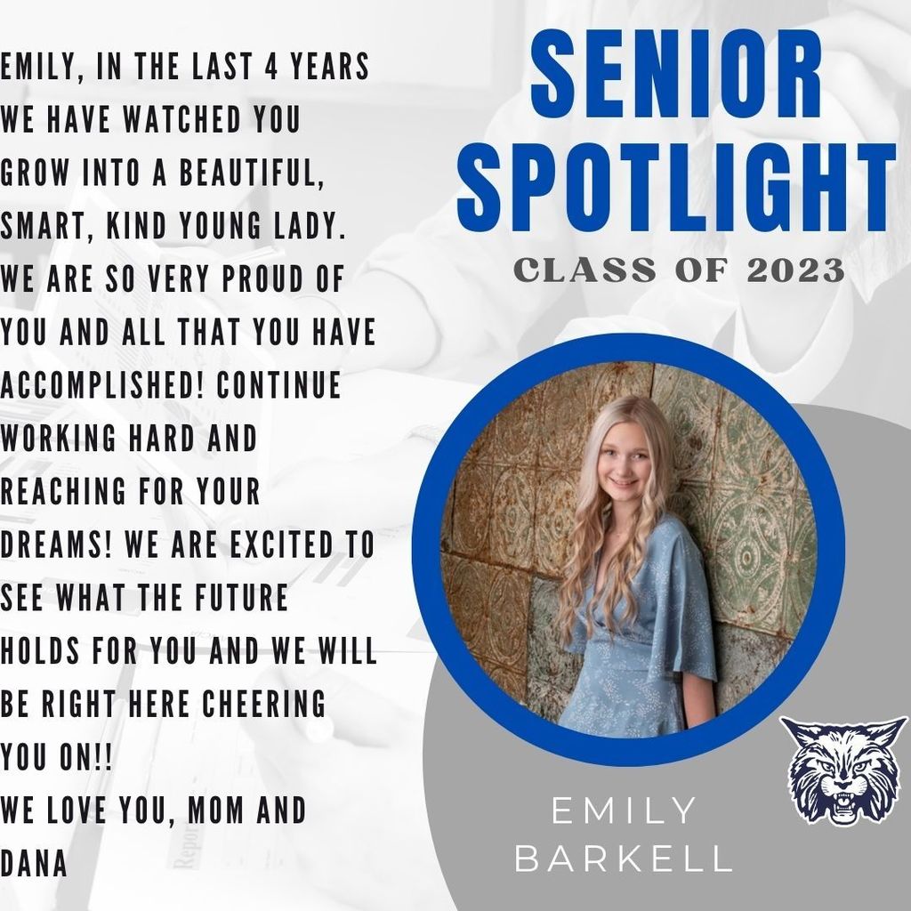 EMILY BARKELL Senior Spotlight